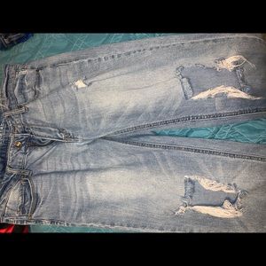 Blue Distressed Jeans